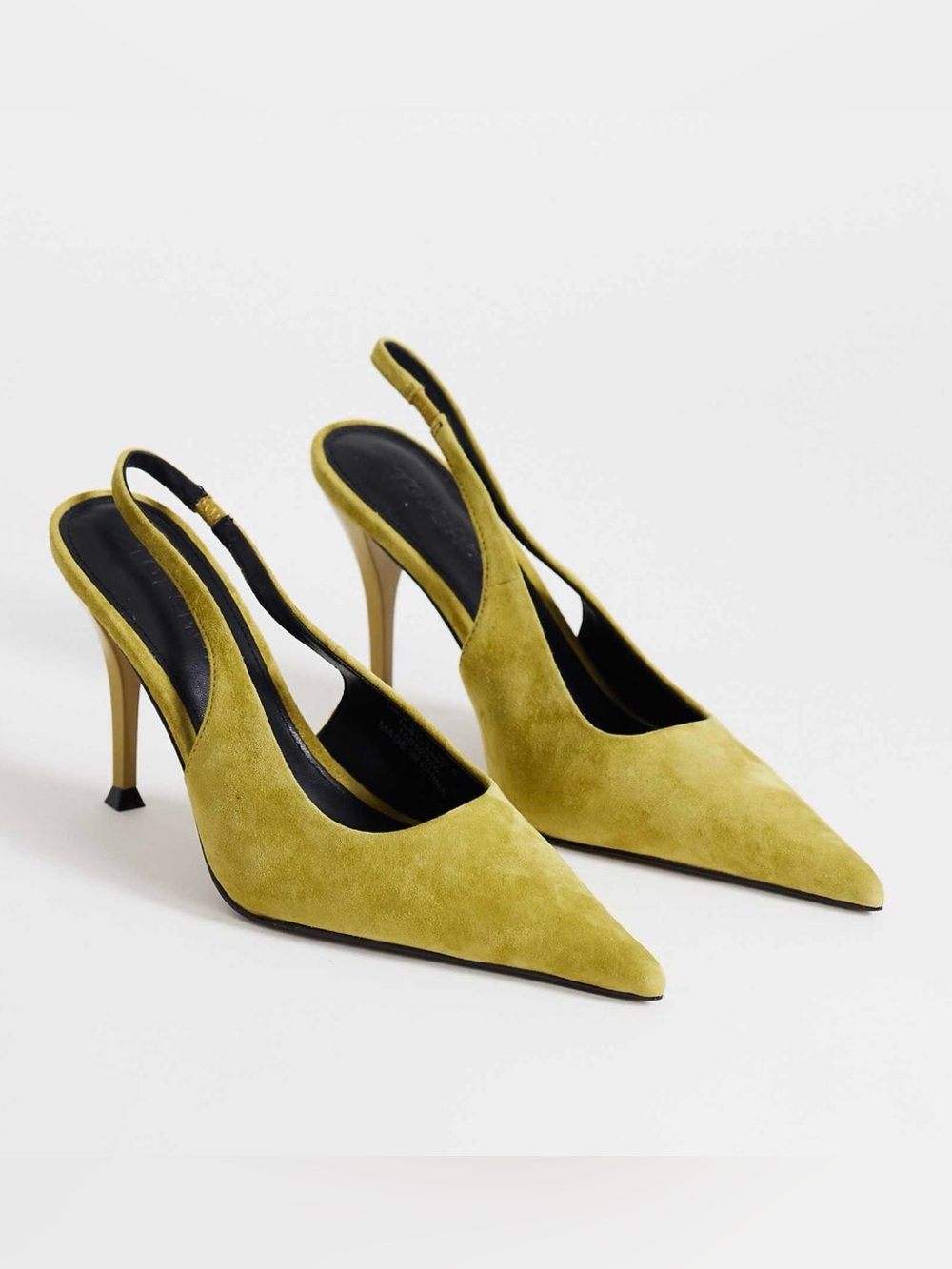 Topshop Anya Real Suede Sling Backs